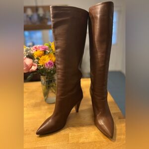 Made in Italy, Vero Cuoio Leather Knee High Boots!